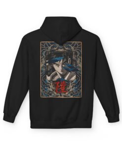 Hoodie – Street Fighter – Ryu Azure Spirit - Image 7