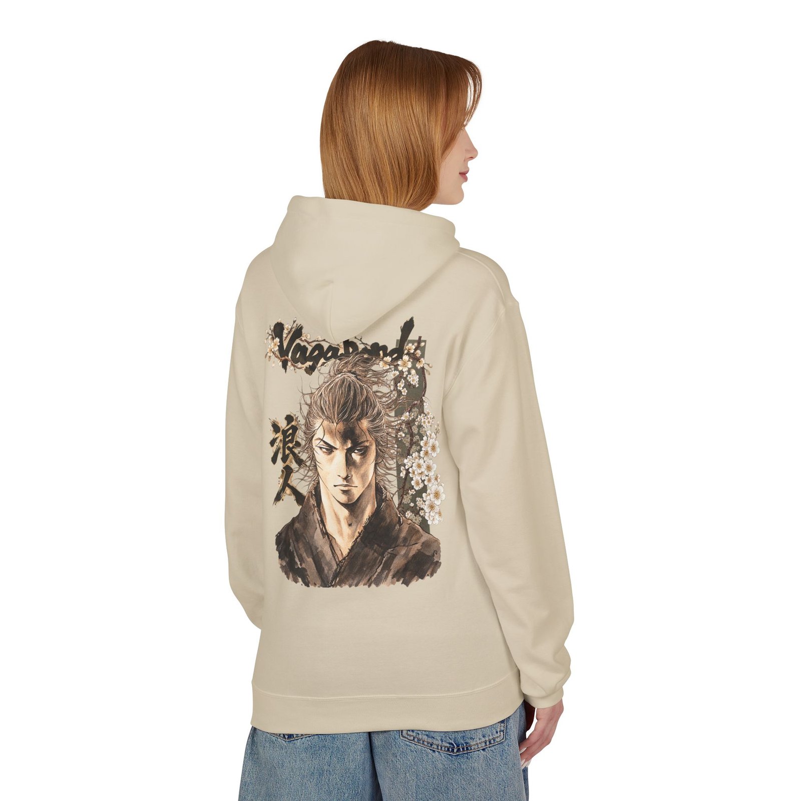 Hoodie – Vagabond – Sakura Portrait - Image 12