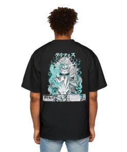 Oversized Tee [Back Print] – Berserk – Griffith White Hawk - Image 8