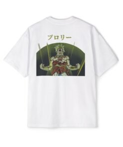 Oversized Tee [Back Print] – DBZ - Broly - Image 3