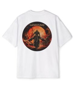 Oversized Tee [Back Print] – Bleach – Bankai Genryusai - Image 6