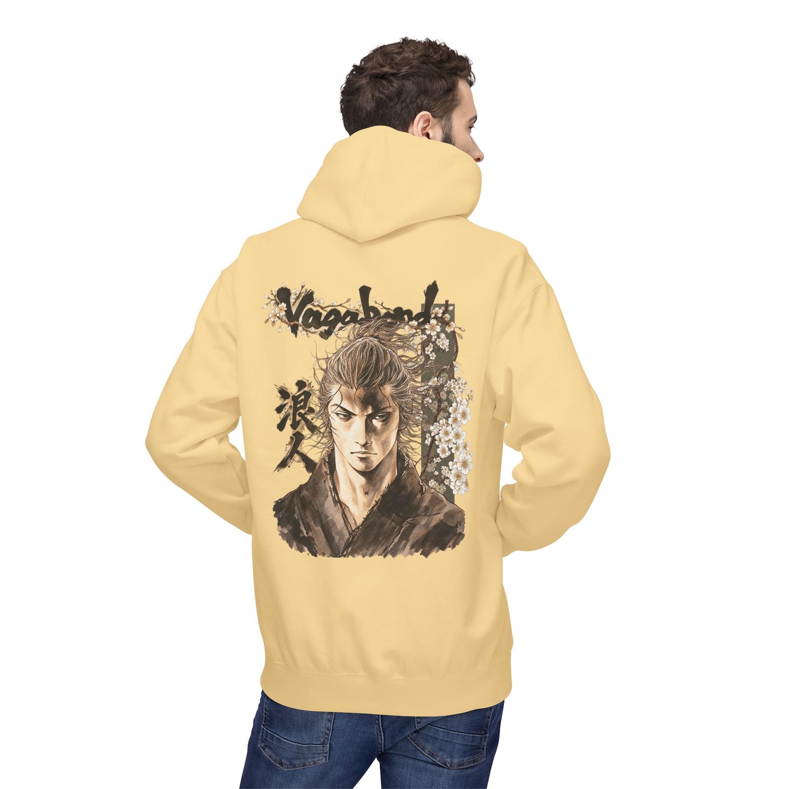 Hoodie – Vagabond – Sakura Portrait - Image 16