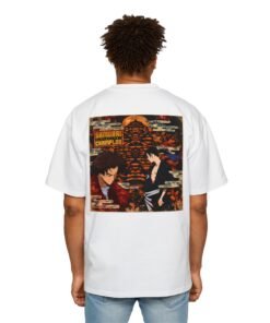 Oversized Tee [Back Print] – Samurai Champloo – Edo Vintage - Image 8