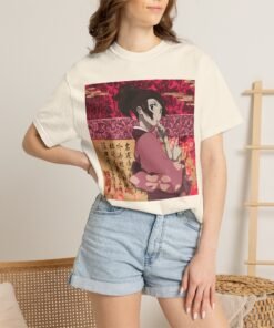 Regular Tee [Front Print] – Samurai Champloo – Fuu Sunflower - Image 16