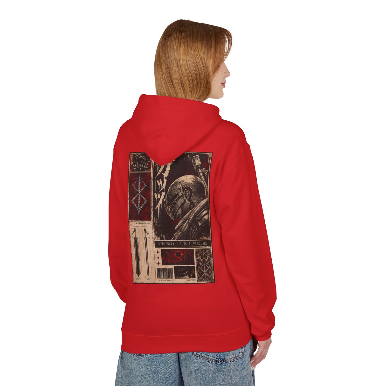 Hoodie – Berserk – Guts Mercenary - Image 15