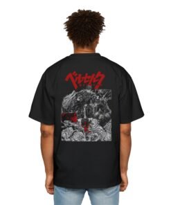 Oversized Tee [Back Print] – Berserk – War - Image 3