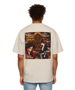 Oversized Tee [Back Print] – Samurai Champloo – Edo Vintage - Image 12