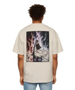 Oversized Tee [Back Print] – Bleach – Kenpachi - Image 9