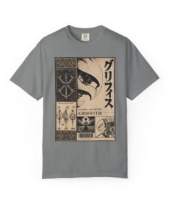 Regular Tee [Front Print] – Berserk – Griffith Falcon Knight - Image 20