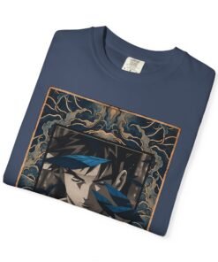 Regular Tee [Front Print] – Street Fighter – Ryu Azure Spirit - Image 14