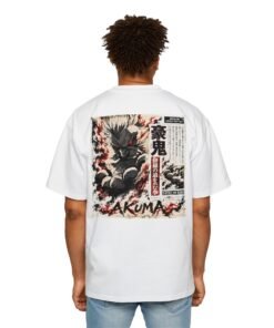 Oversized Tee [Back Print] – Street Fighter – Akuma Satsui no Hado - Image 6