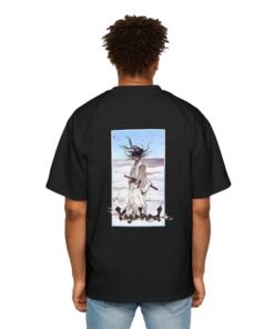 Oversized Tee [Back Print] – Vagabond – Wandering Ronin - Image 8