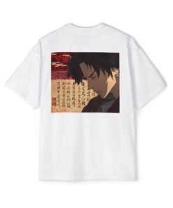 Oversized Tee [Back Print] – Samurai Champloo – Mugen Vagabond - Image 5