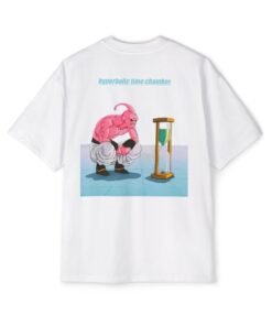 Alternative view of Oversized Tee [Back Print] – DBZ – Buu Time Chamber