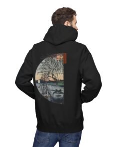 Hoodie – Vagabond – Ukiyo-e Reflection - Image 10