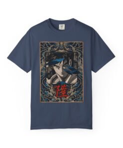 Regular Tee [Front Print] – Street Fighter – Ryu Azure Spirit - Image 13